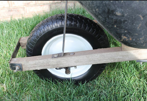 14" 3.50-8" Flat Free  All Purpose Tire on Wheel Assembly for Wheelbarrows, Carts & Lawn & Garden Tire Assemblies